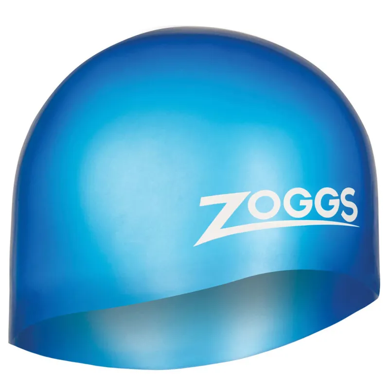Zoggs Easy-fit Silicone Cap Blue